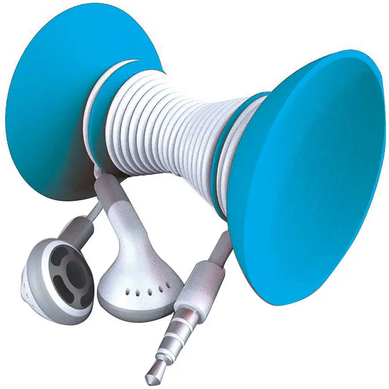 00130Blu Simple Sucker Smartphone Mount, Blue 1