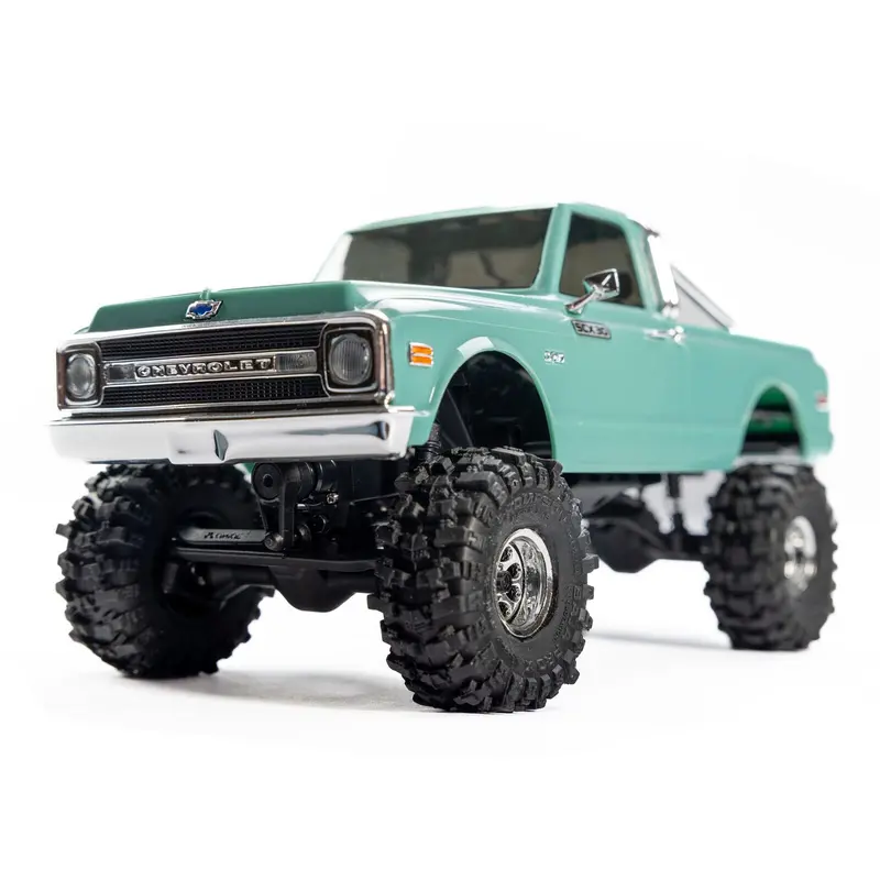1/30 Baja Pro X Front/Rear Mounted Chrome Beast Tires (4): Axial Scx30 1