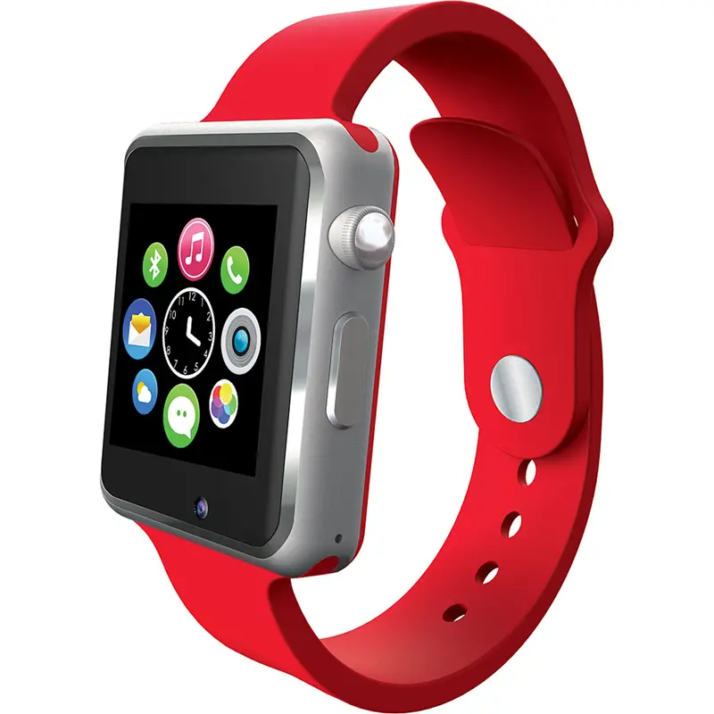 1.54” Smart Watch With Gsm Phone, Red 1