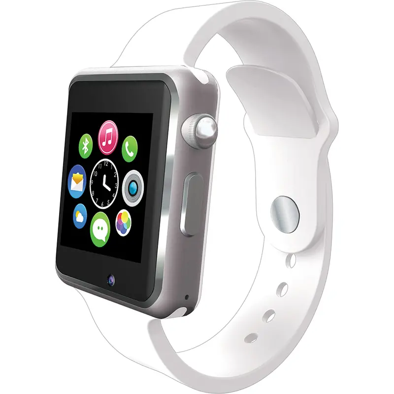 1.54” Smart Watch With Gsm Phone, White 1