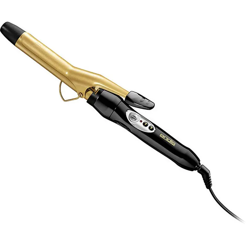 1" High Heat Ceramic Curling Iron, Gold 1
