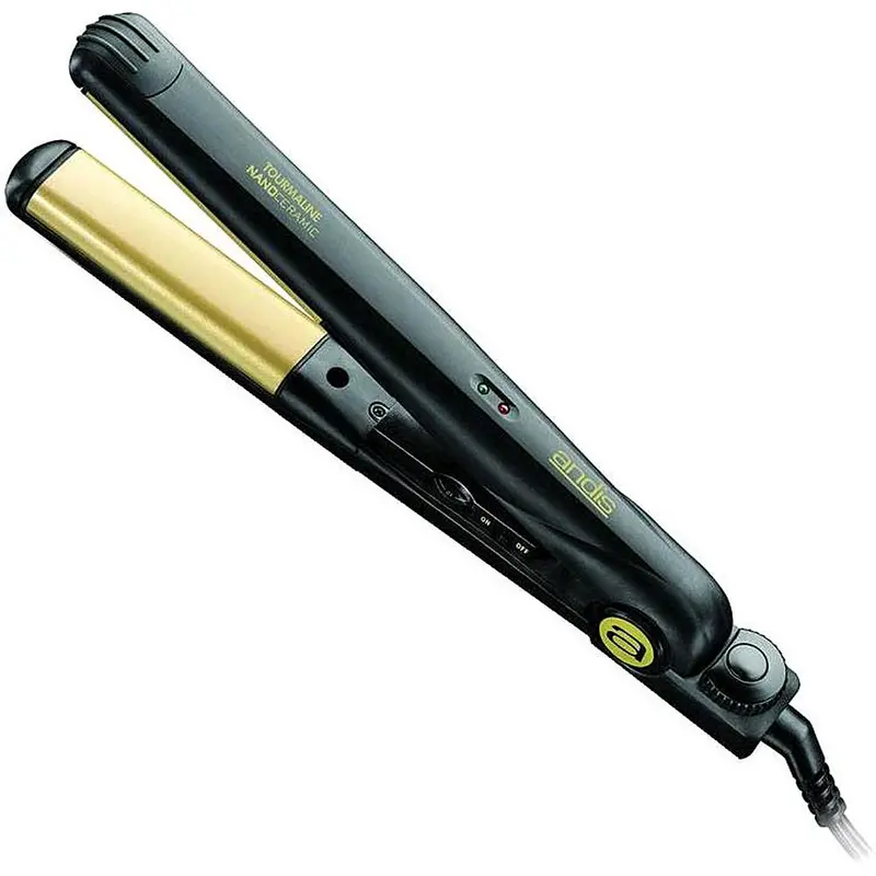 1-Inch Pro Series 450 Degree Curved Edge Flat Iron, Black 1