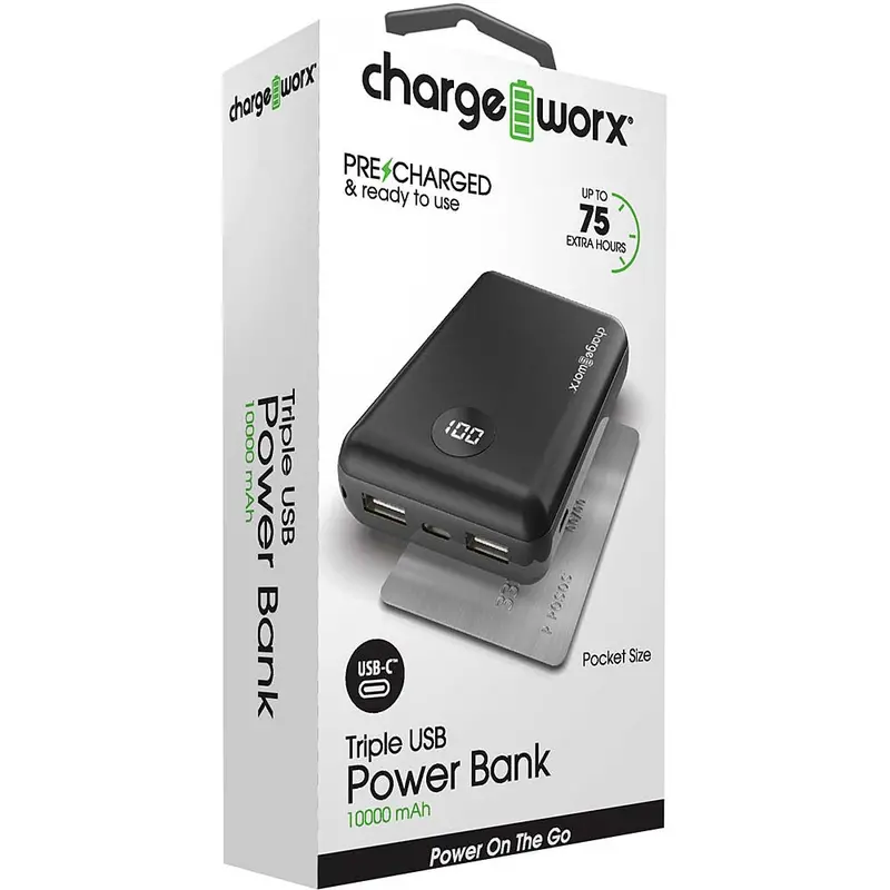 10000Mah Triple Usb Power Bank 1