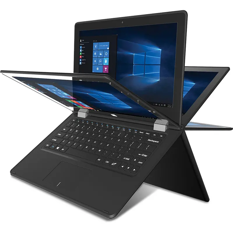 11.6" 360° Rotation Laptop, Black 1