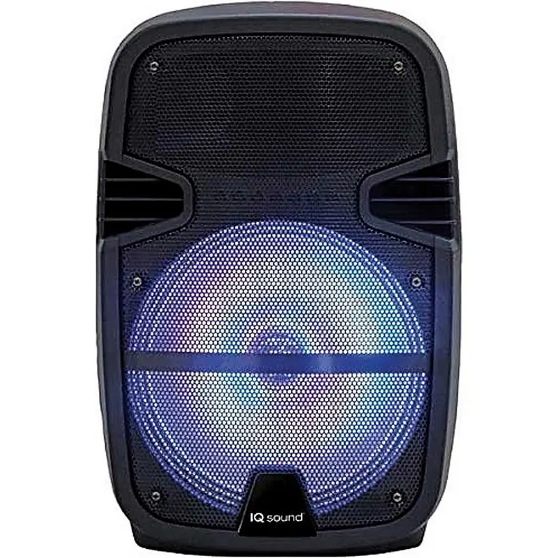 12" Portable Bluetooth Dj Party Speaker With Flashing Light 1