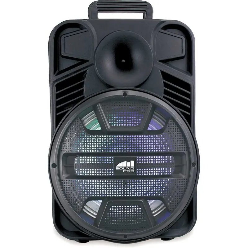 12" Portable Bluetooth Party Speaker With Disco Light 1