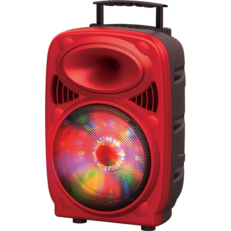 12” Portable Bluetooth® Speaker, Red 1