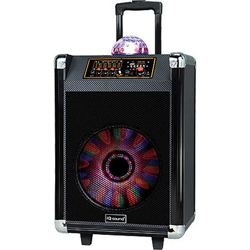12" Rechargeable Bluetooth Dj Speaker W/Woofer Review, Black 1