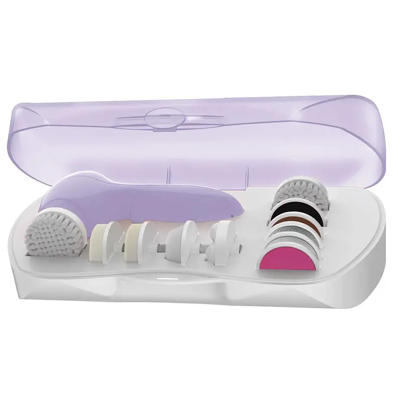 13-Piece Rotary Face And Body Cleansing Set, Lavander 1