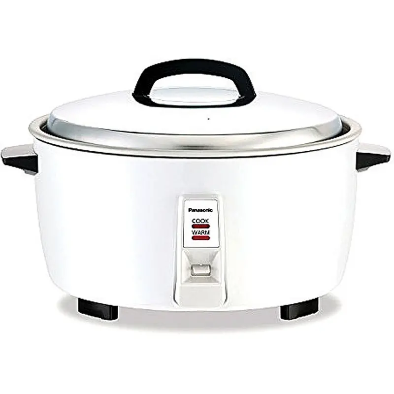 17 Cup Commercial Automatic Rice Cooker With Steam Basket, White 1