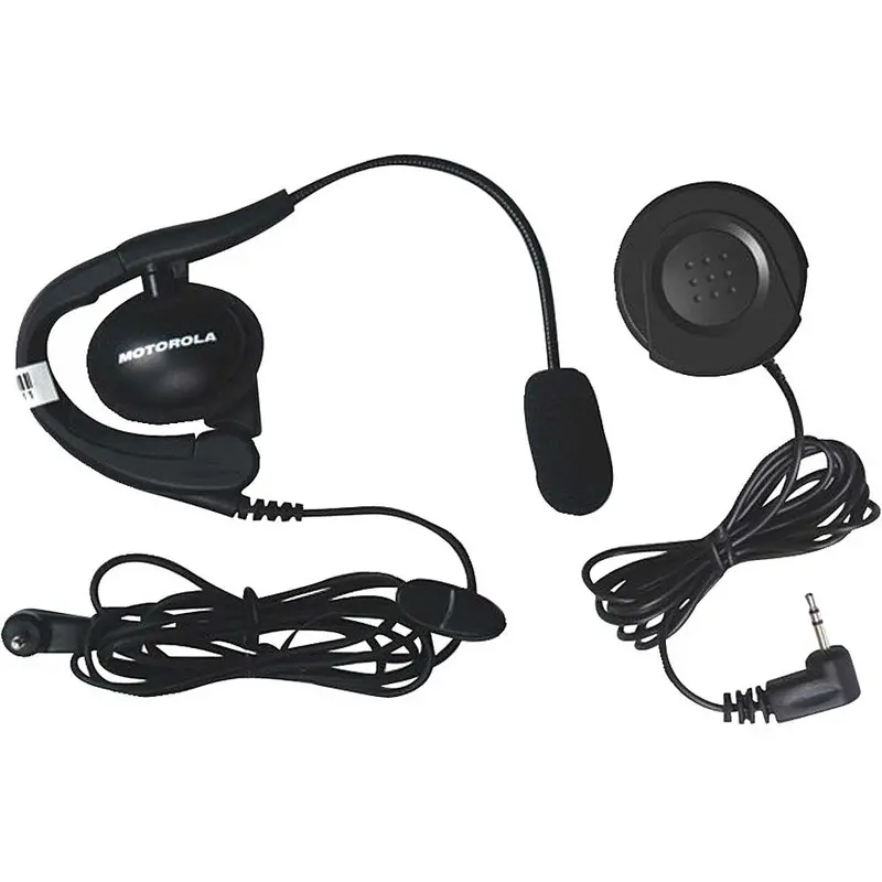 1884 Push-To-Talk Button And Headset W/ Boom Microphone Bundle 1