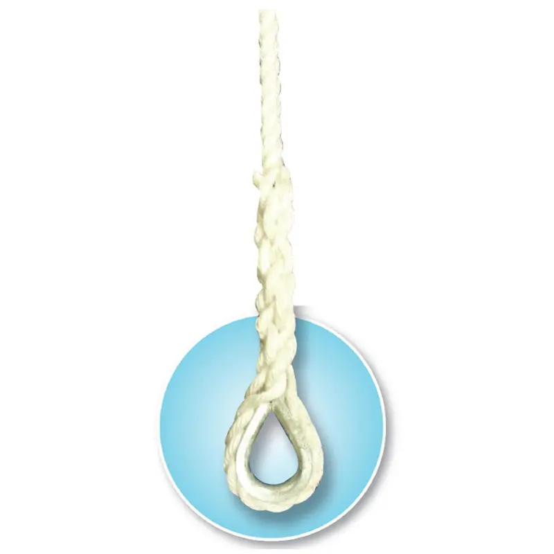 18Mm Certificated Polypropylene Rope With Steel Thimble End 1