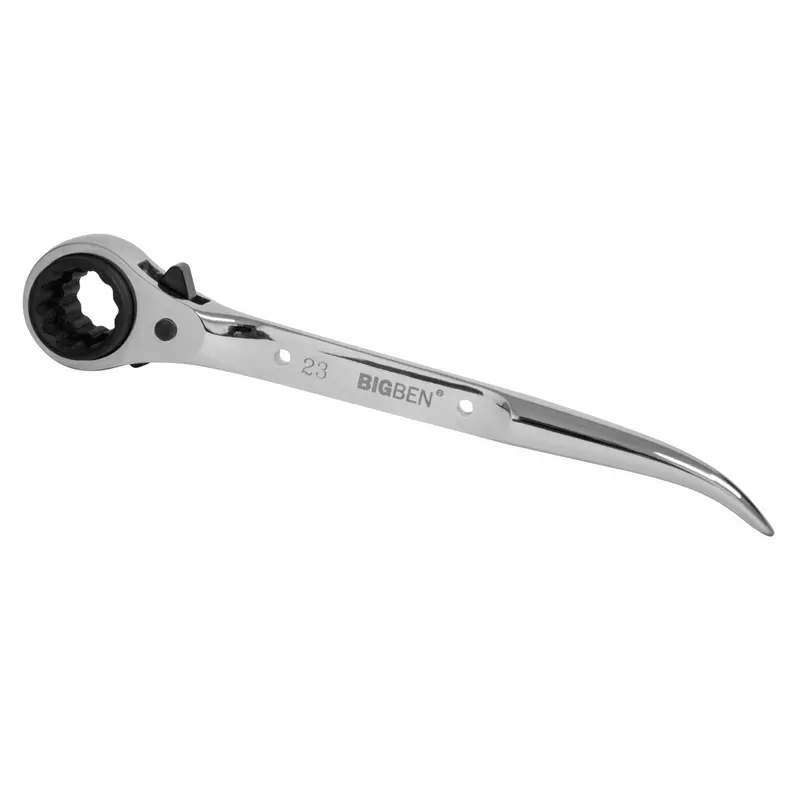 19/23Mm Steel Semi-Flush Short Podger Ratchet With Tether Hole 1
