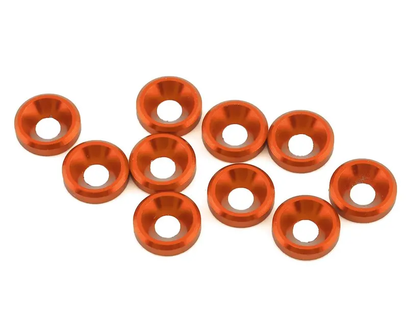 1Up Racing 3Mm Countersunk Washers  (10) (Assorted Colors) 1
