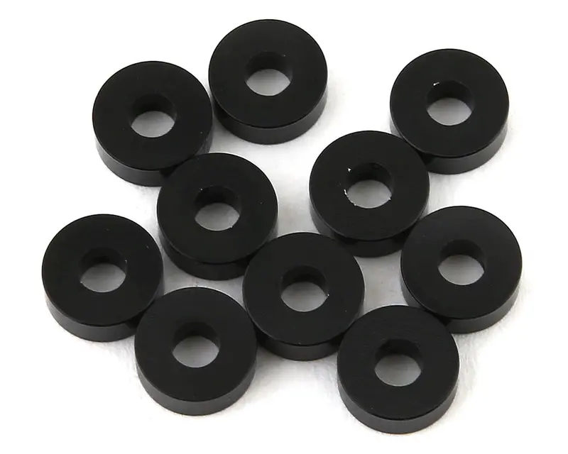 1Up Racing 3X8mm Precision Aluminum Shims (Black) (10) (Assorted Sizes) 1