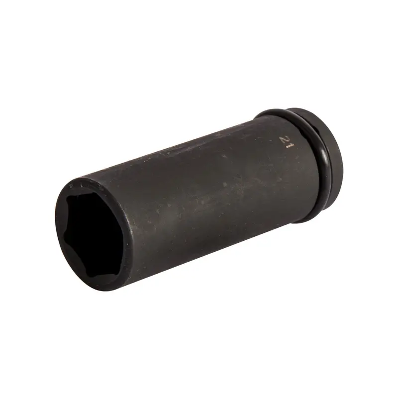 21Mm Deep Impact Socket With Retaining Pin - 80Mm Long 1