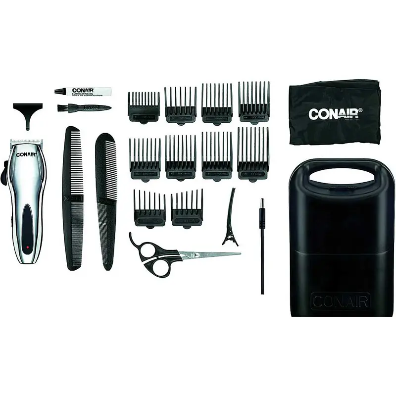 22-Piece Rechargeable Cord/Cordless Haircut Kit 1