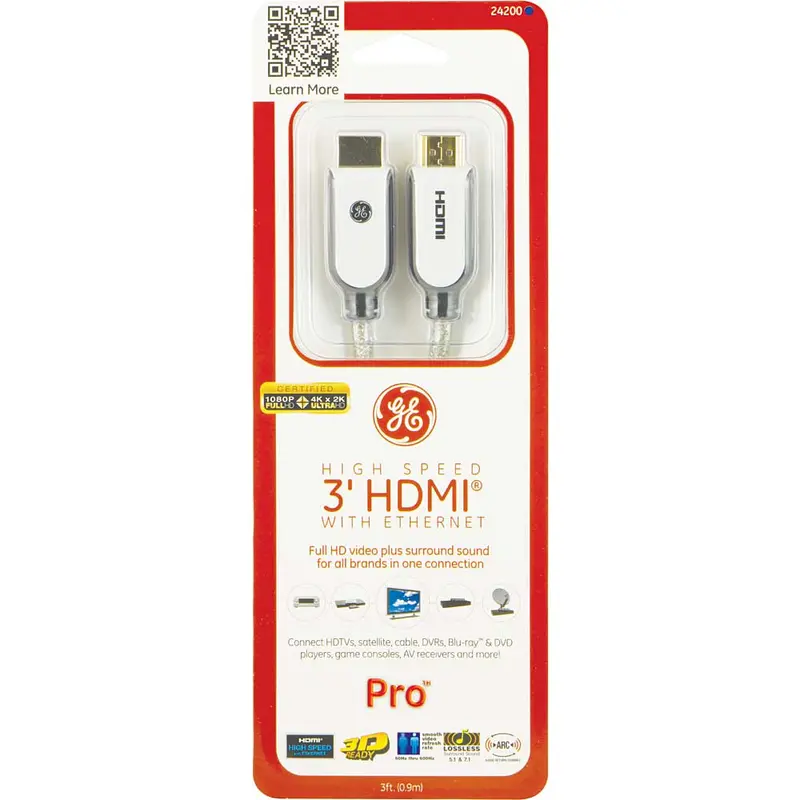 24200 3Ft Hdmi Cable W/Ethernet 1