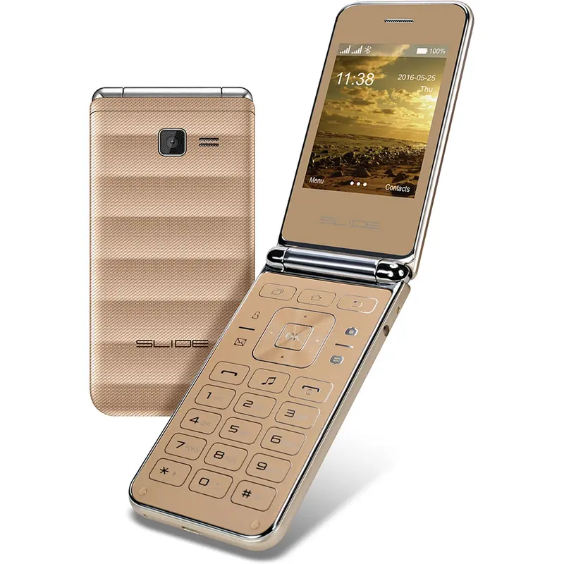 2Gb Flip Phone, Gold 1