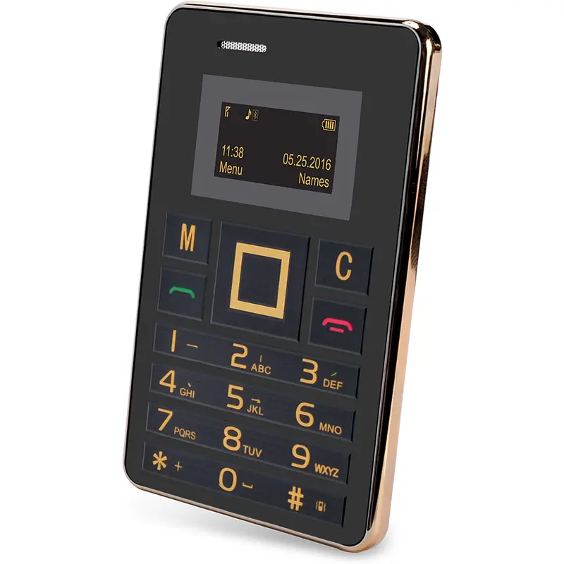 2Gb Mini Phone, Black/Gold 1