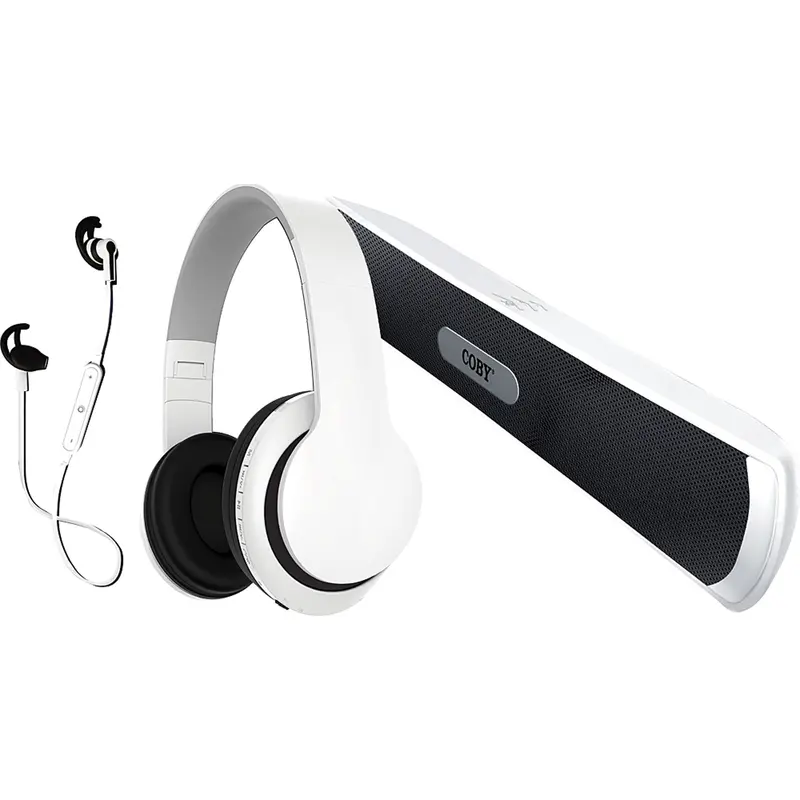 3-In-1 Bluetooth Combo Pack, White 1