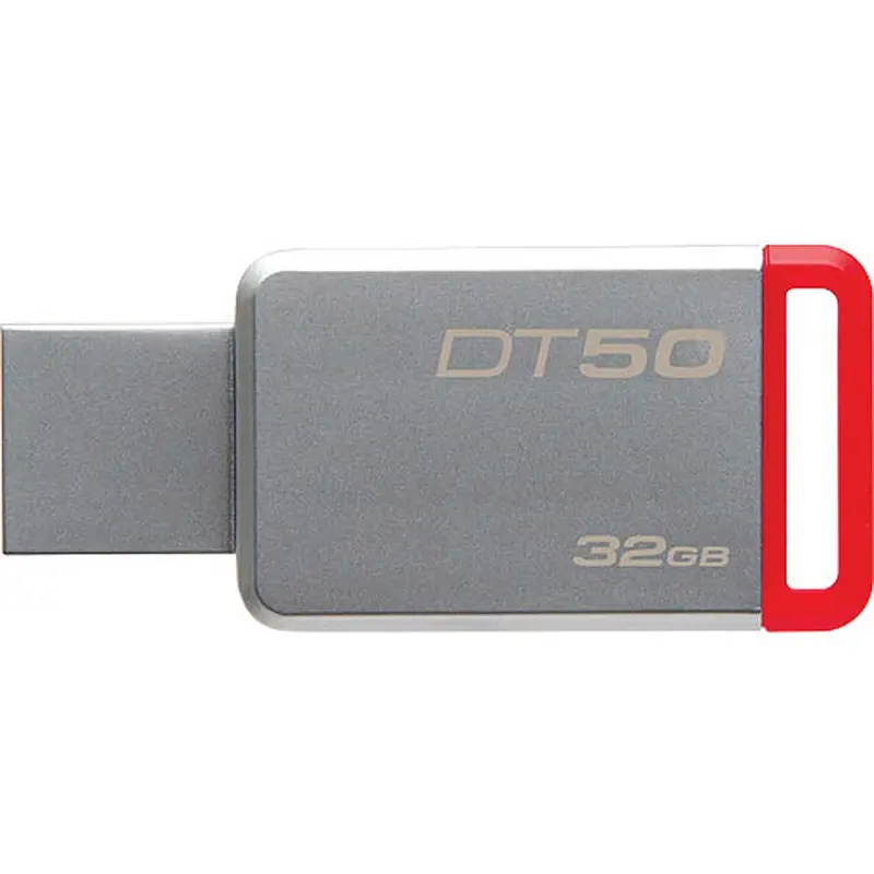 32Gb Datatraveler Dt50 Usb 3.0 Flash Drive, Red 1