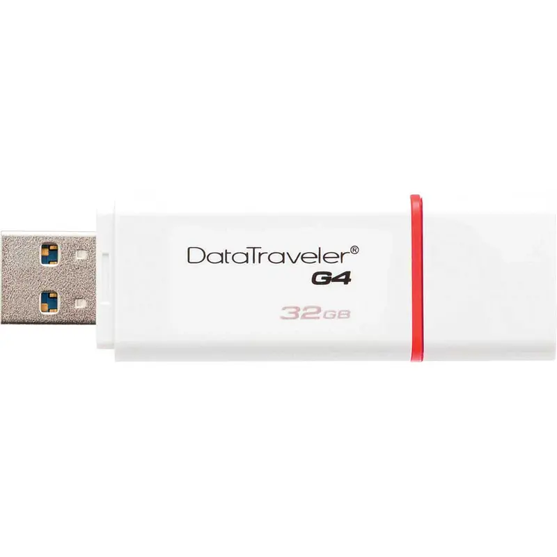 32Gb Usb 3.0 Datatraveler I G4 Flash Drive, Red 1
