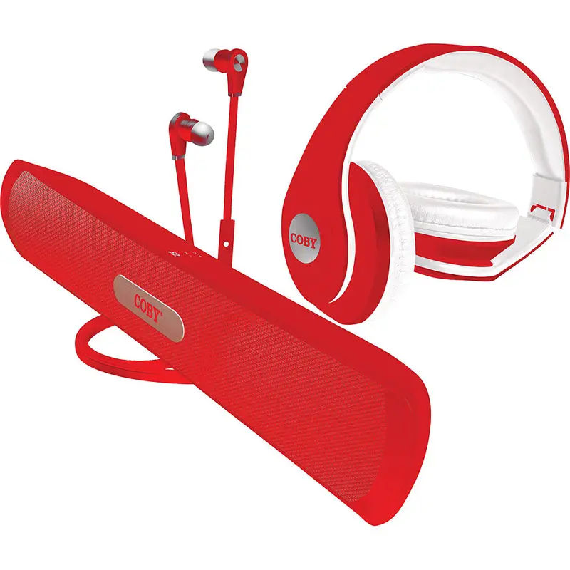 4 In 1 Audio Combo Pack, Red 1
