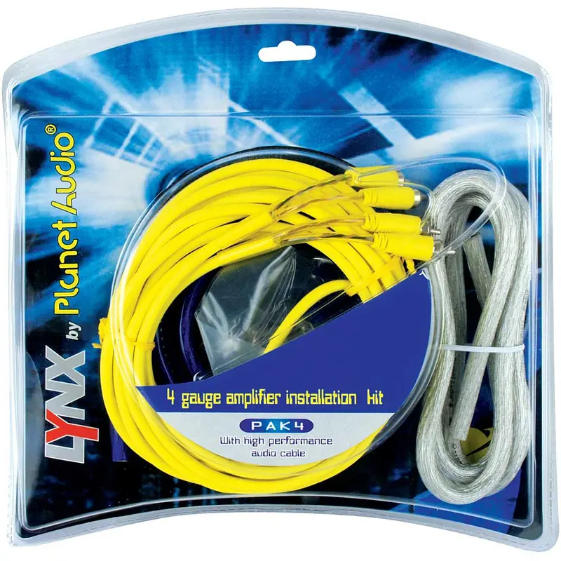 4Gpk 4 Gauge Amplifier Installation Kit 1