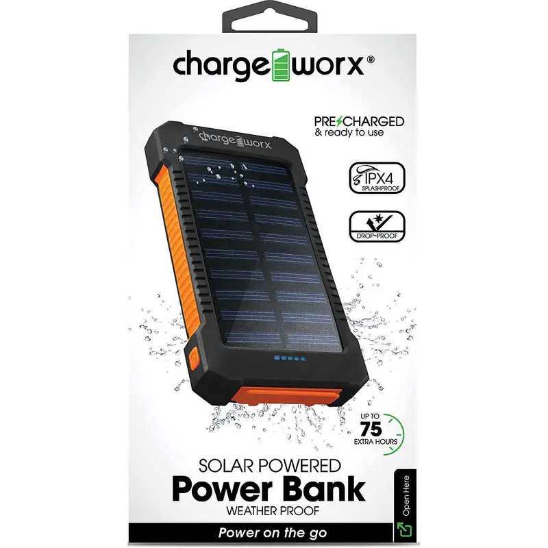 5600Mah Premium Ip-67 Waterproof Power Bank, Black 1