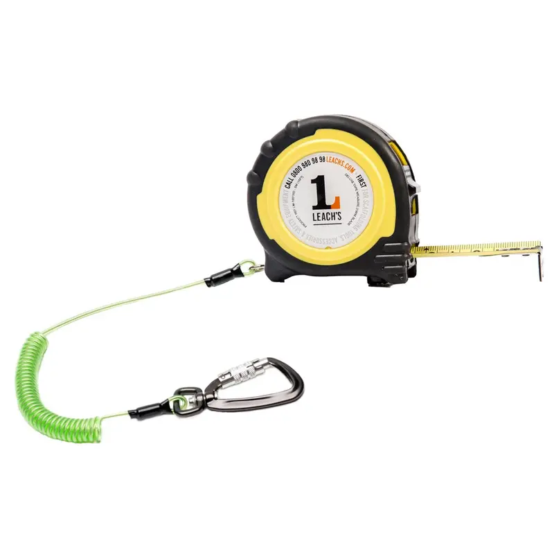 5M Tape Measure With Tool Tether -  Rubber Enclosed Design 1