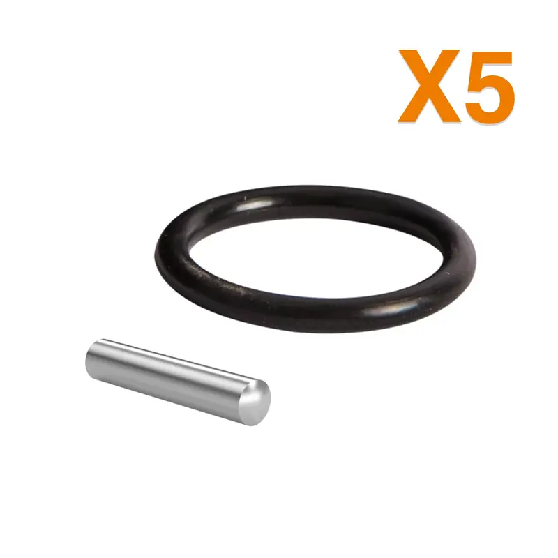 5X Retaining Pin & Rubber O-Ring For 1/2" Drive 21Mm Impact Socket 1
