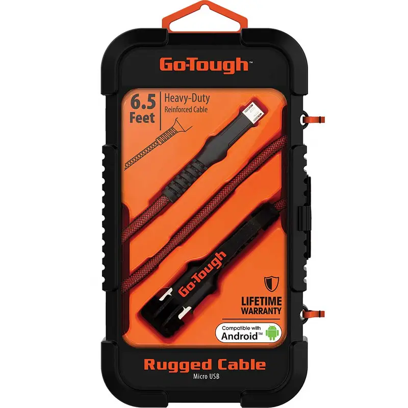 6.5 Ft Reinforced Micro-Usb Cable 1