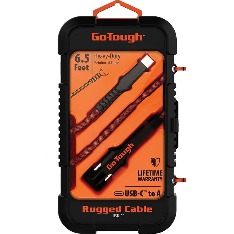 6.5 Ft Reinforced Usb-C Cable 1