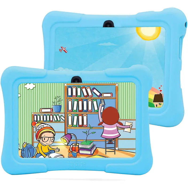 7" Quad Core Android Kids Tablet, Blue 1