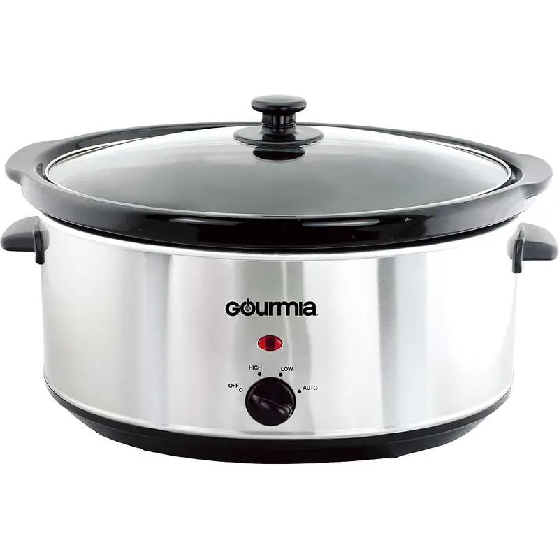 7-Quart Oval Slow Cooker, Stainless Steel 1