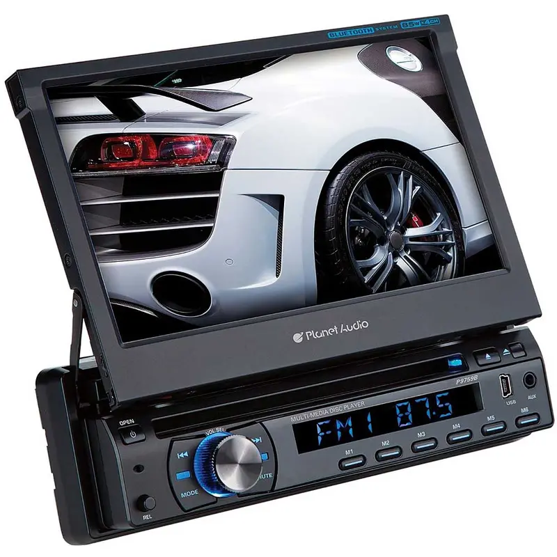 7" Single Din Bluetooth Dvd/Mp3/Am/Fm Receiver 1