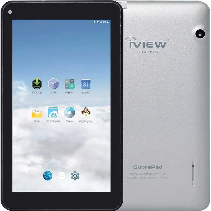 7” Suprapad Tablet Pc, Silver 1
