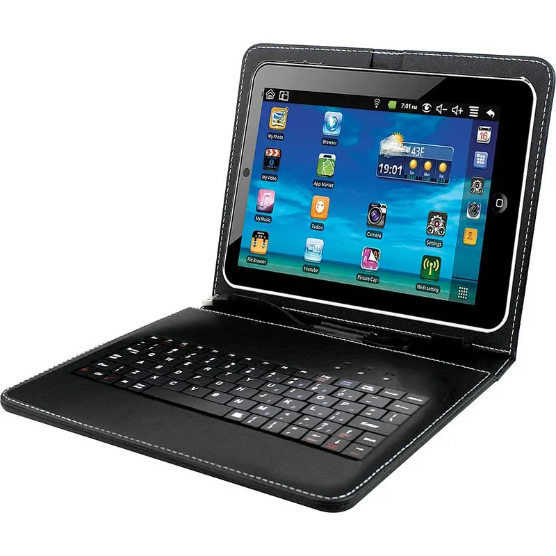 7" Tablet Keyboard Case, Black 1