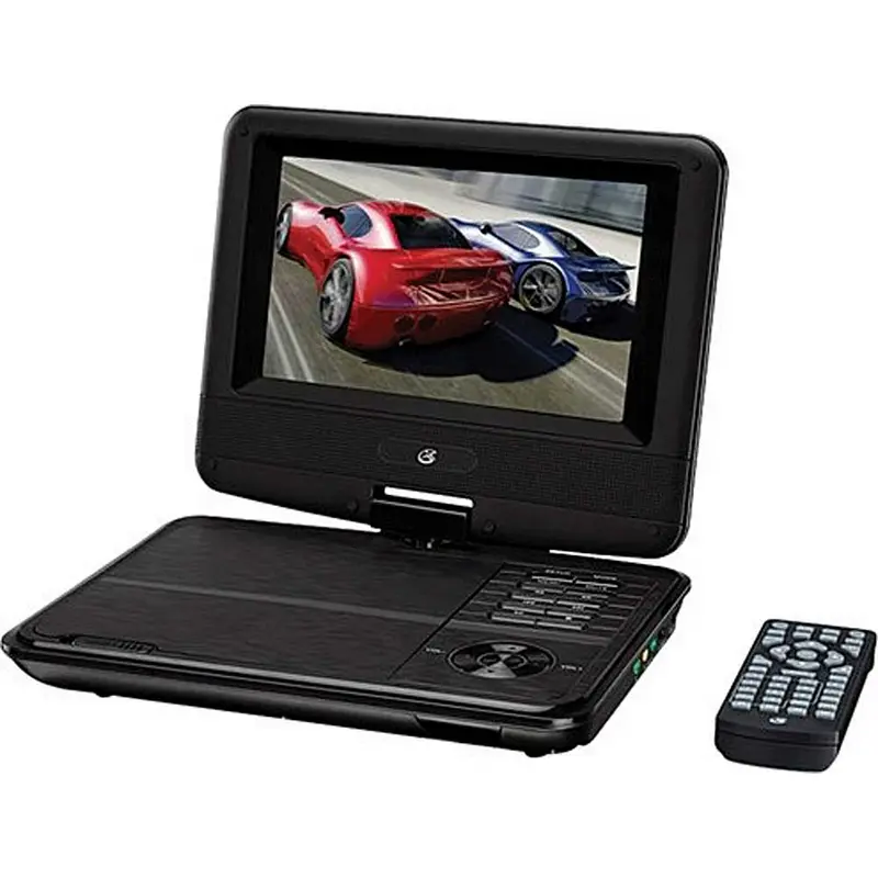 7" Widescreen Portable Dvd Player With Swivel Screen 1