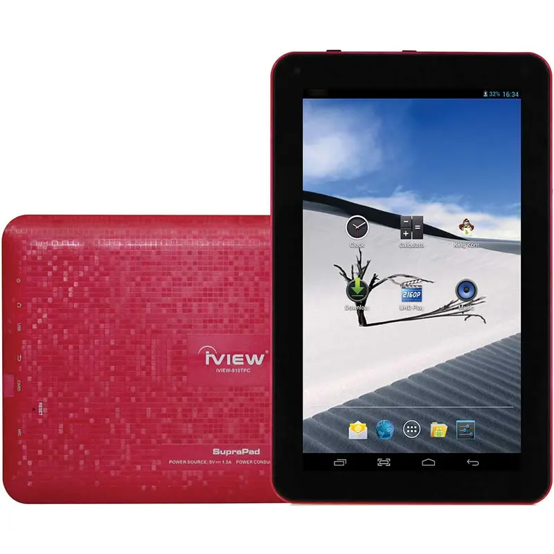910Tpcrd 8Gb 9" Capacitive Screen Tablet, Red 1