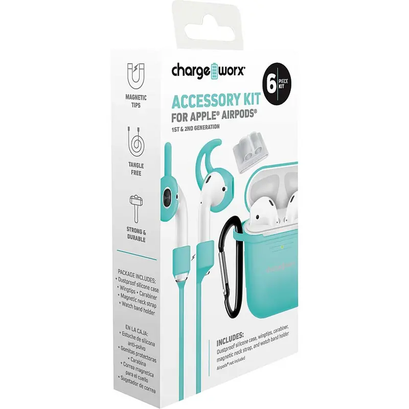 Accessory Kit For Apple® Airpods®, Mint 1