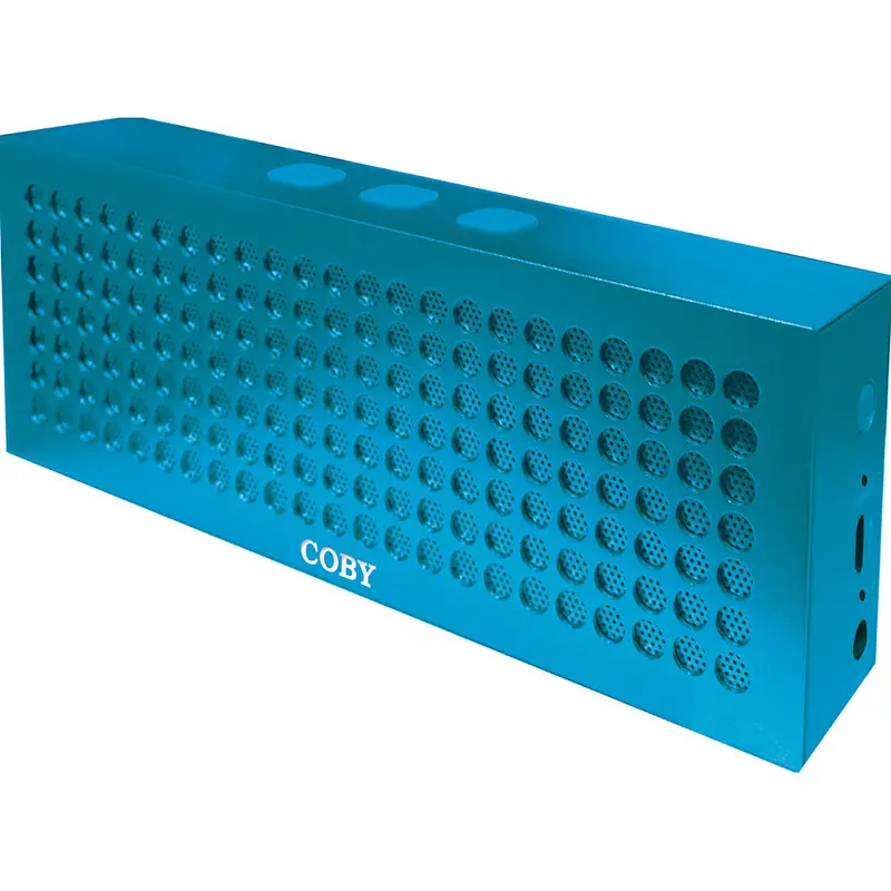 Aluminum Brick Bluetooth Speaker, Blue 1