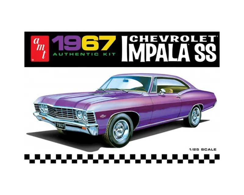 Amt 1967 Chevy Impala Ss 1/25 Model Kit (Stock) 1
