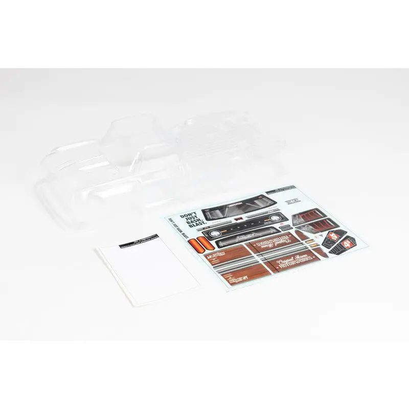 Arrma 1/10 Clear Body With Decals And Window Masks: Outcast 4X4 Blx 1