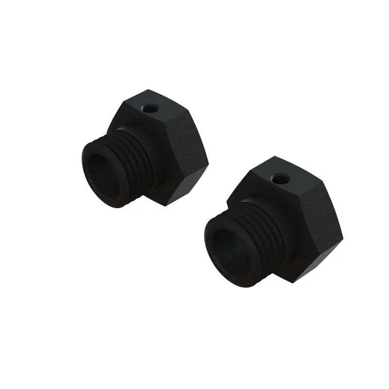 Arrma Aluminum Wheel Hex 17Mm, 16.5Mm Thick, Black (2) 1