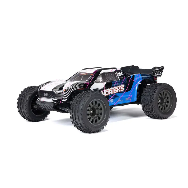 Arrma Vorteks 2Wd Mega 550 Rtr Brushed 1/10 Off-Road Stadium Truck (Blue) W/Slt2 2.4Ghz Radio 1