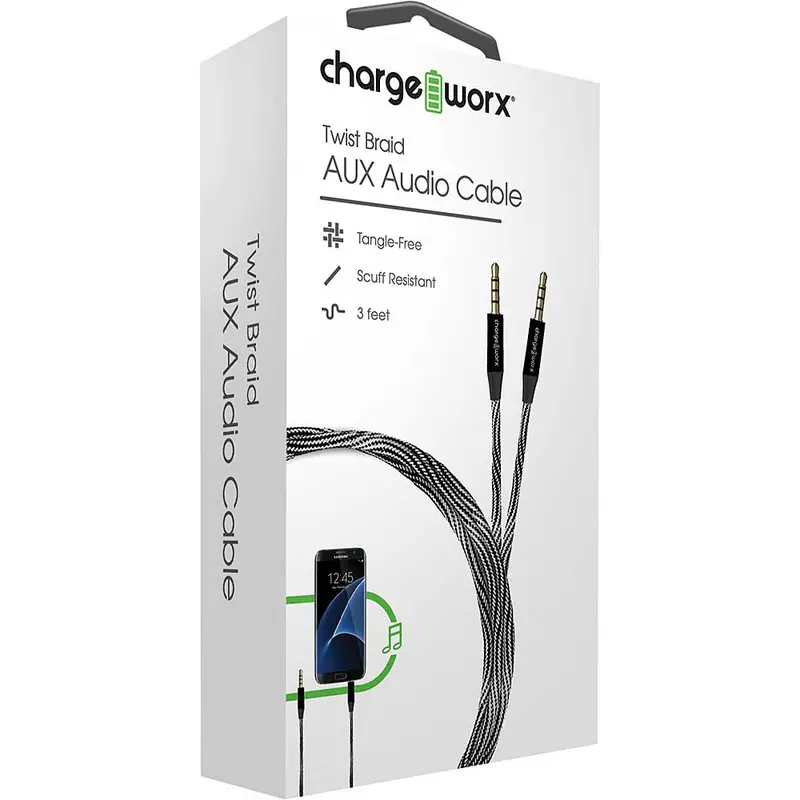 Aux Audio Cable, Black 1