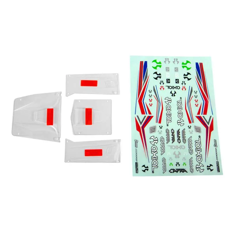 Axi230012 Body Panel Set, Clear: Capra 1.9 Utb 1