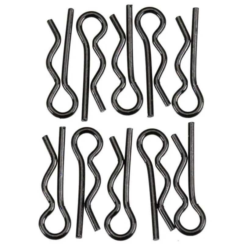 Axial 6Mm Body Clip (Black) (10Pcs) 1